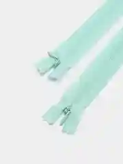 Салатовый цветная потайная молния, 20 х 2см, 2 шт