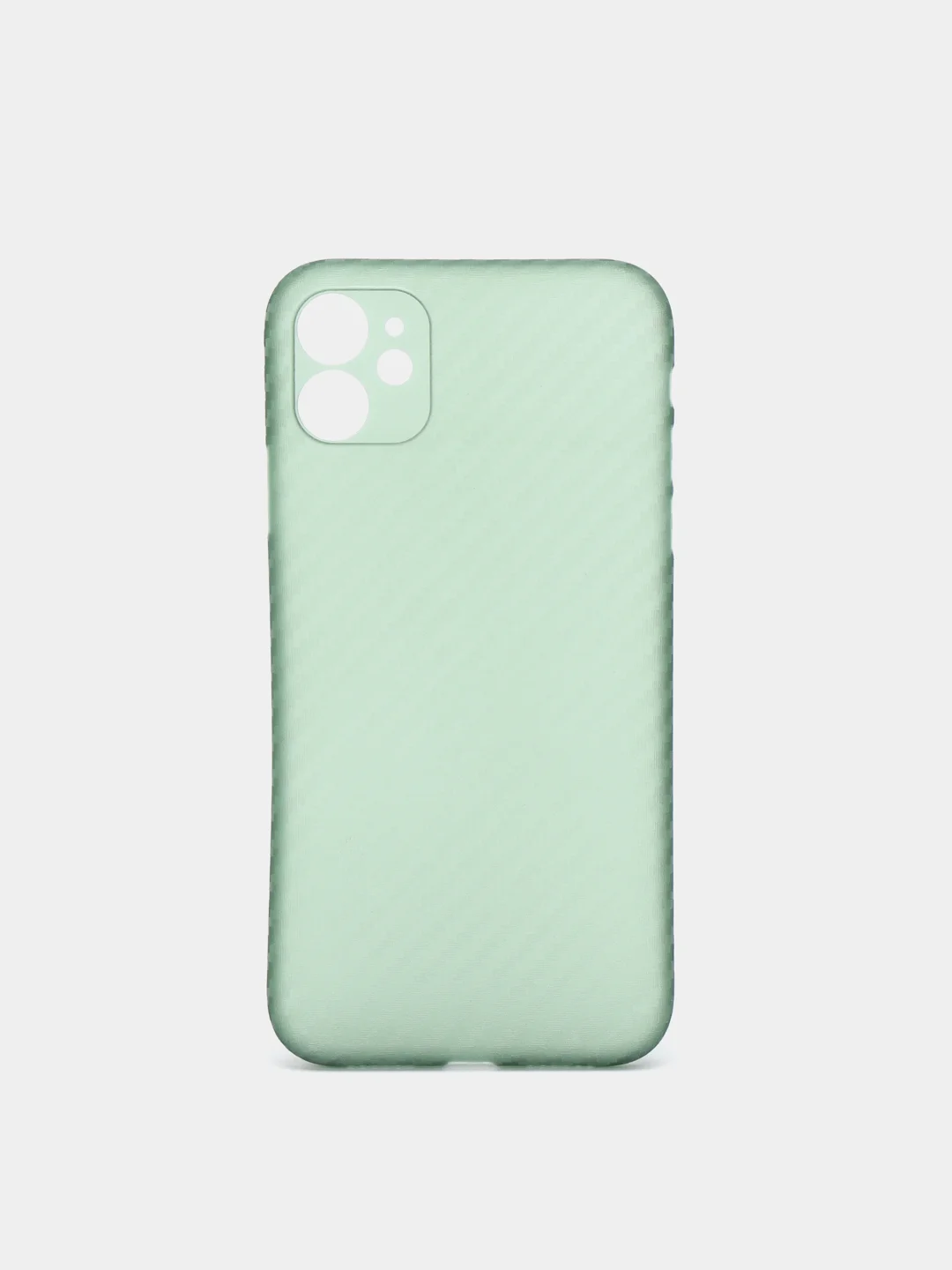 Зеленый чехол для iPhone 11 Carbon