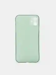 Зеленый чехол для iPhone 11 Carbon