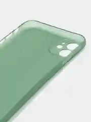 Зеленый чехол для iPhone 11 Carbon