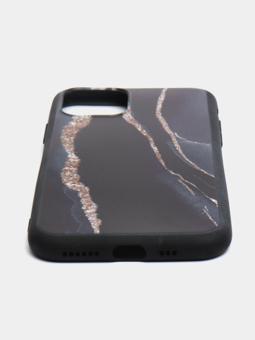 Черный яркий чехол цветные принты картинки iPhone 5S, SE 6 6S 7 8 Plus X XS XR 11 12 Mini Pro Max