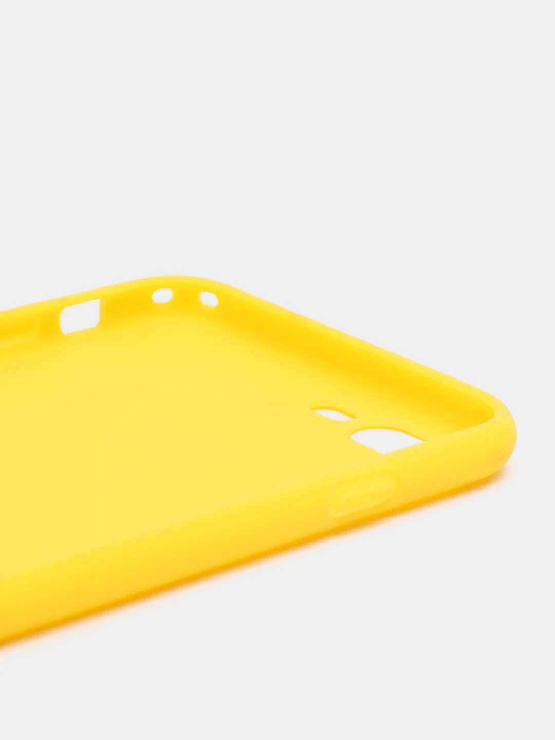 Желтый яркий силиконовый чехол для iPhone, 14 цветов