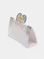 Серебряный банкетная карточка, 50 х 95 мм, набор 5, 10 штук