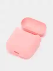 Розовый чехол для AirPods 1/2, силиконовый