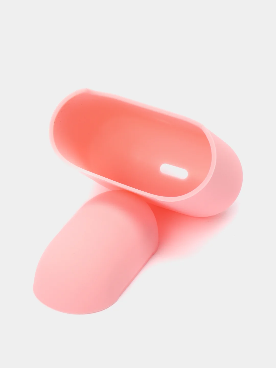 Розовый чехол для AirPods 1/2, силиконовый