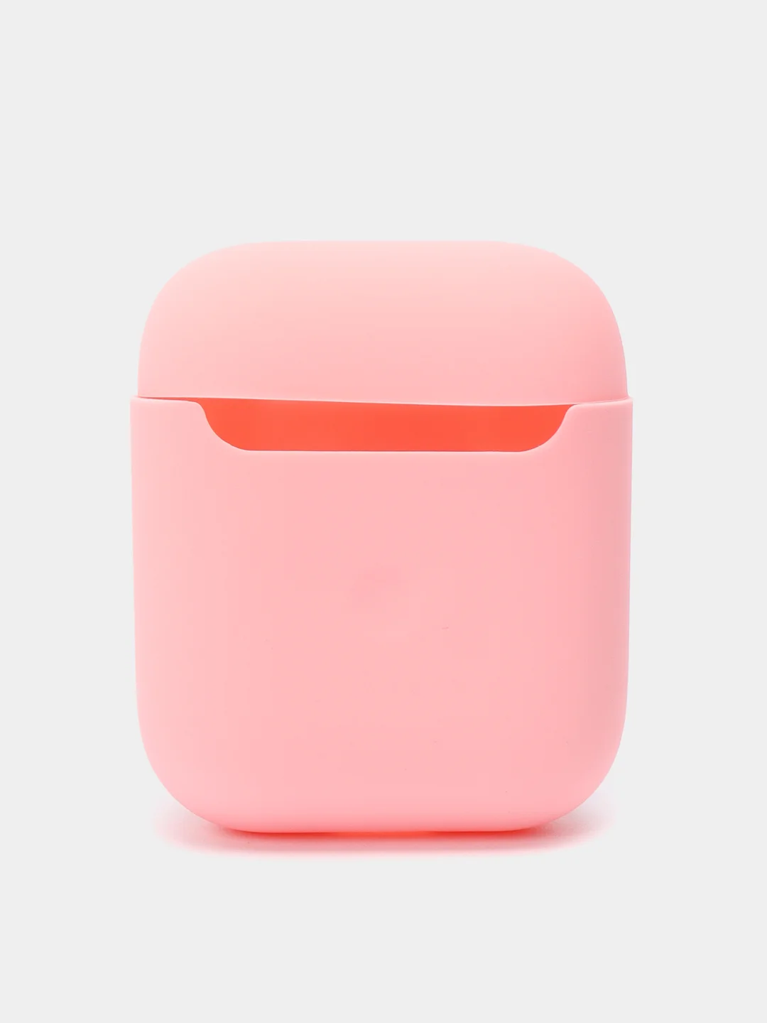 Розовый чехол для AirPods 1/2, силиконовый