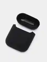 Черный чехол для AirPods 1/2, силиконовый