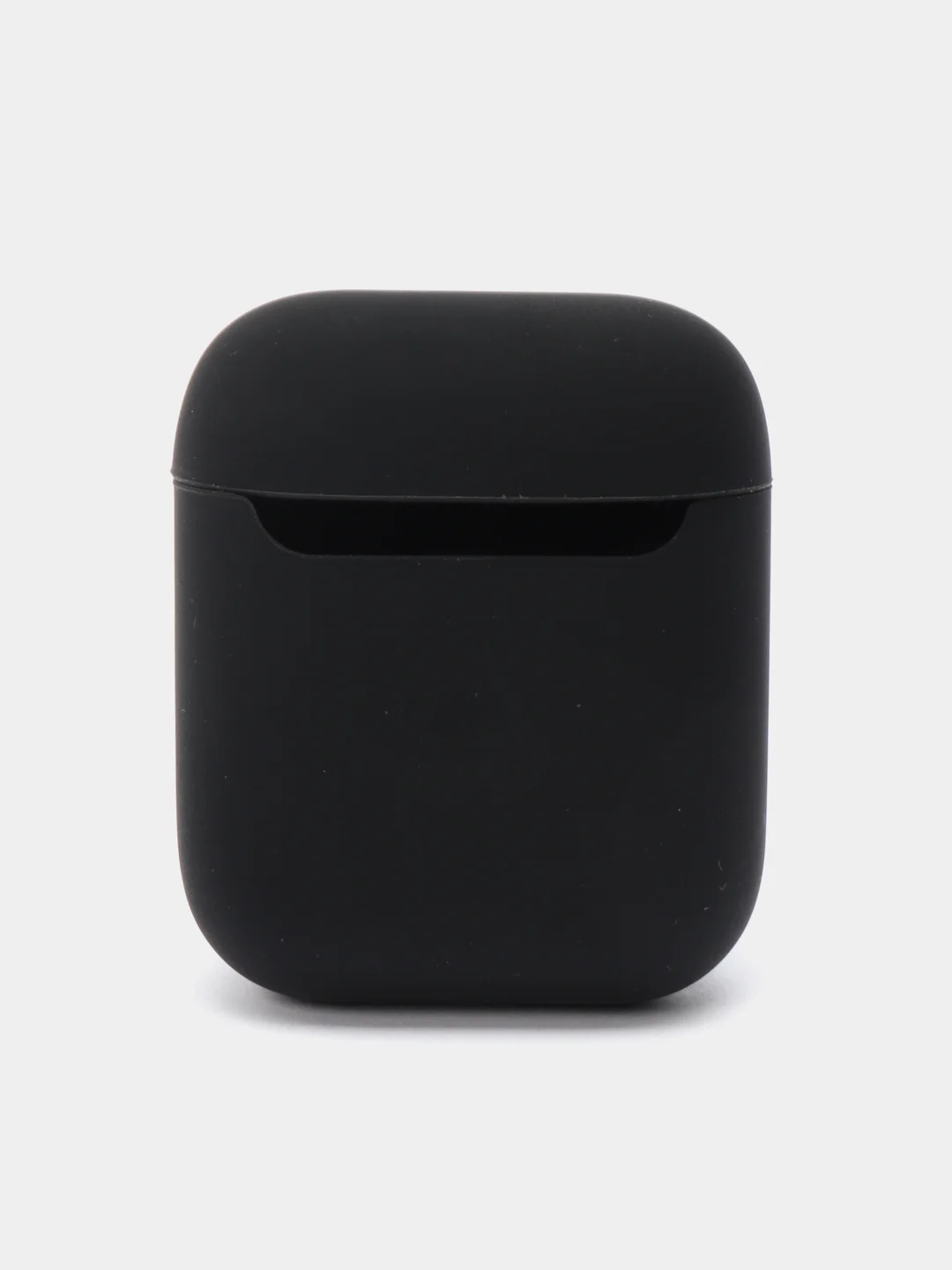 Черный чехол для AirPods 1/2, силиконовый