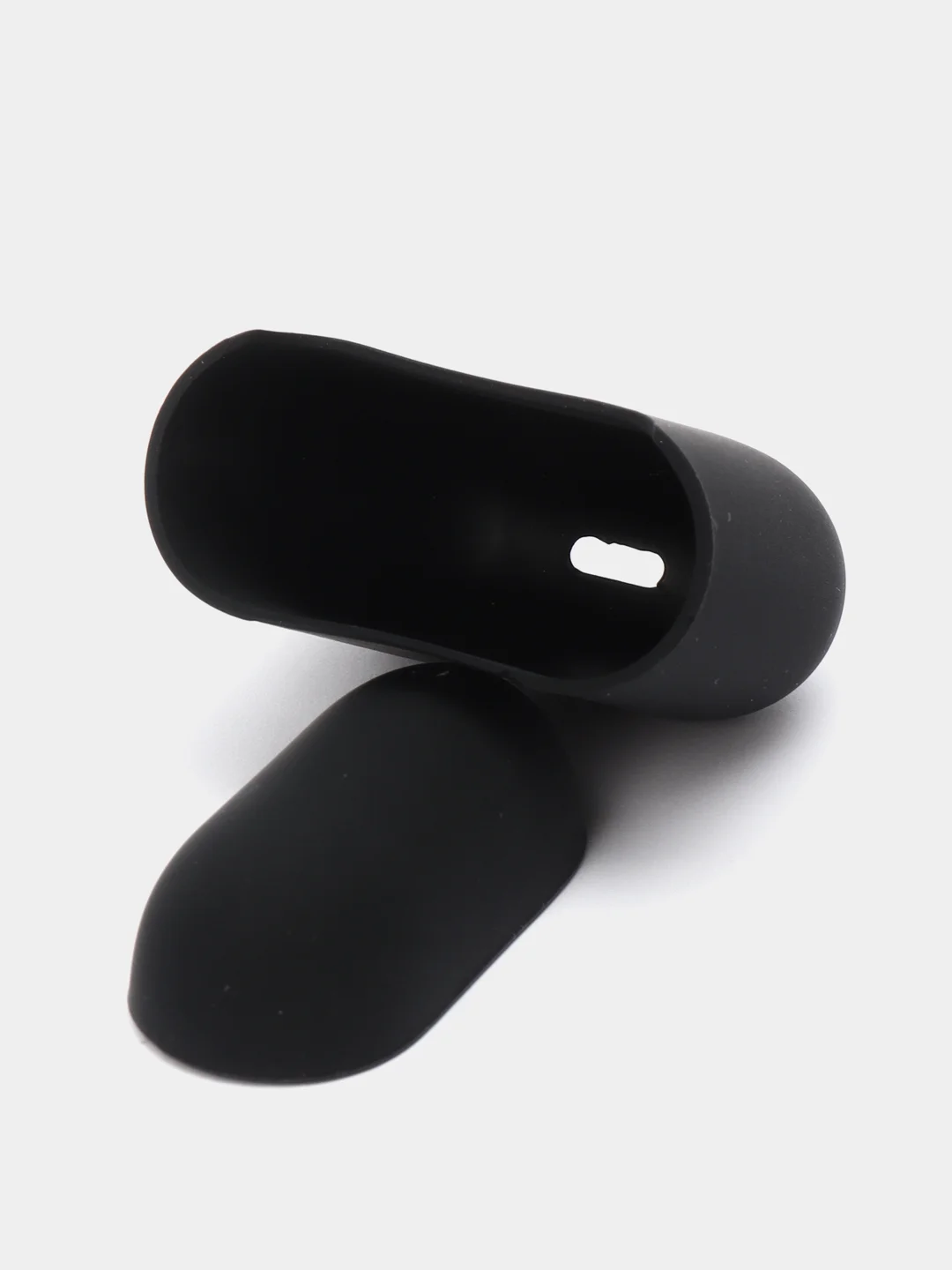 Черный чехол для AirPods 1/2, силиконовый