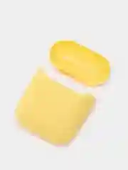 Желтый чехол для AirPods 1/2, силиконовый