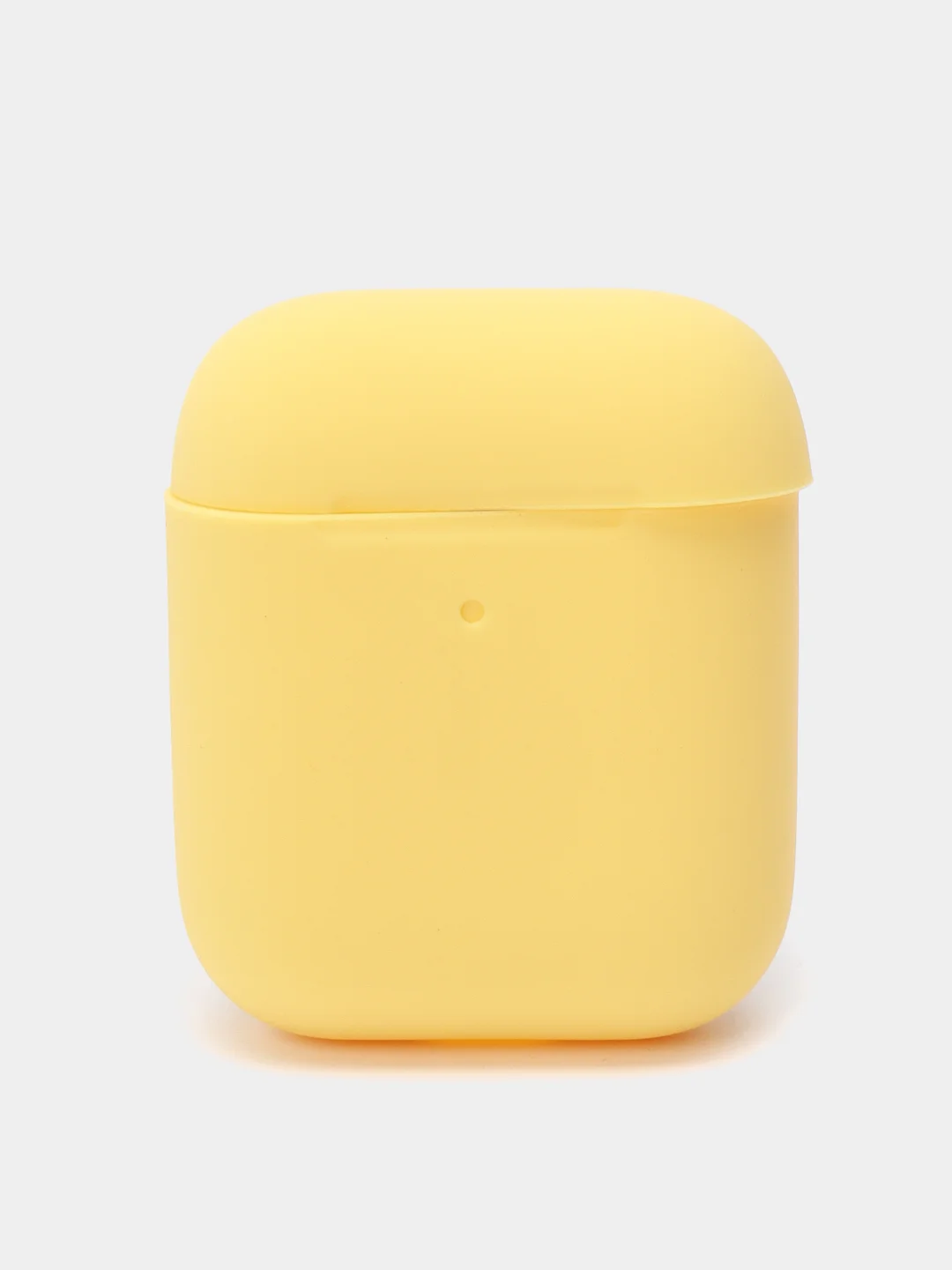 Желтый чехол для AirPods 1/2, силиконовый