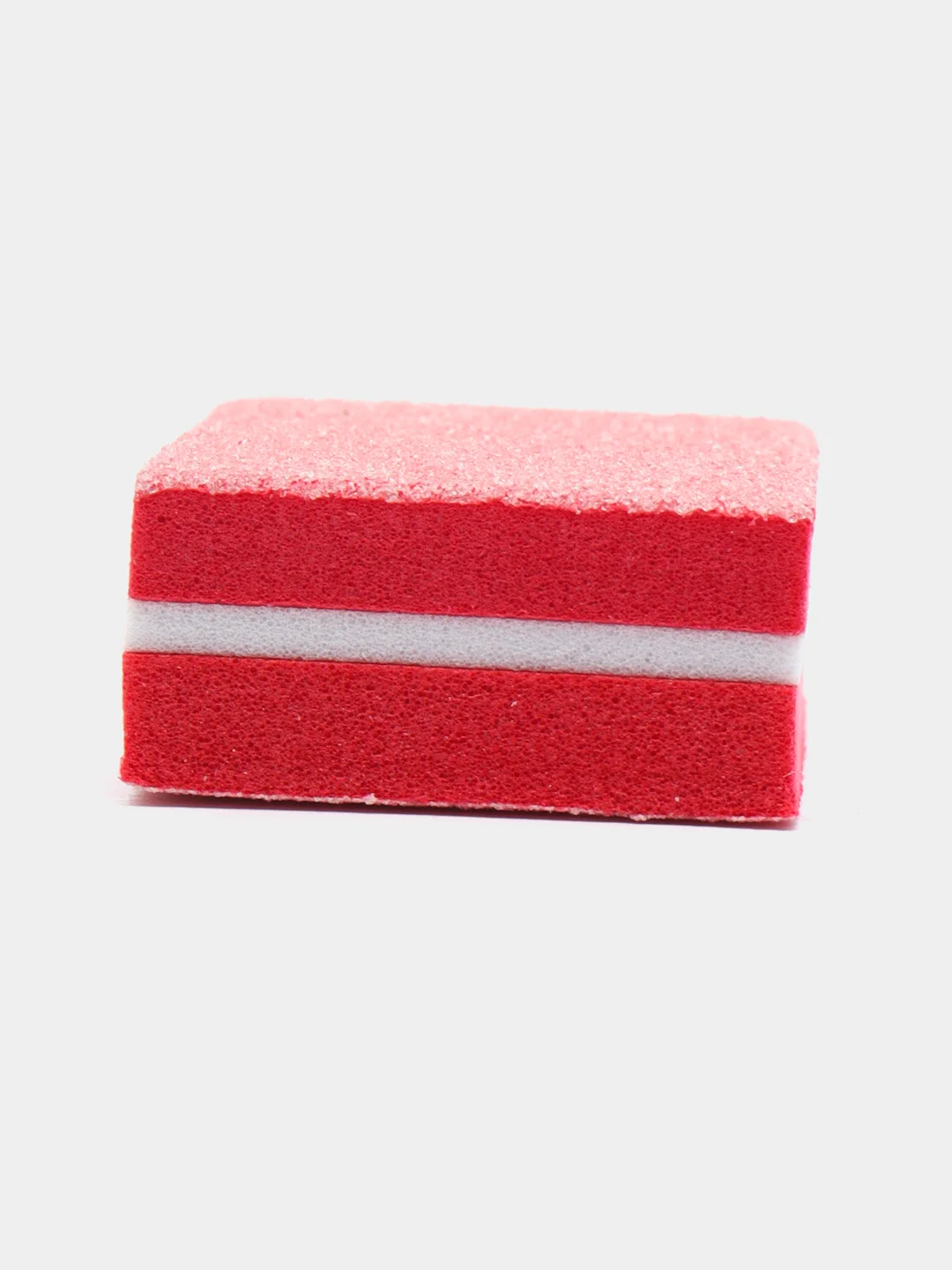 Алый баф мини для ногтей, 100/180 грит