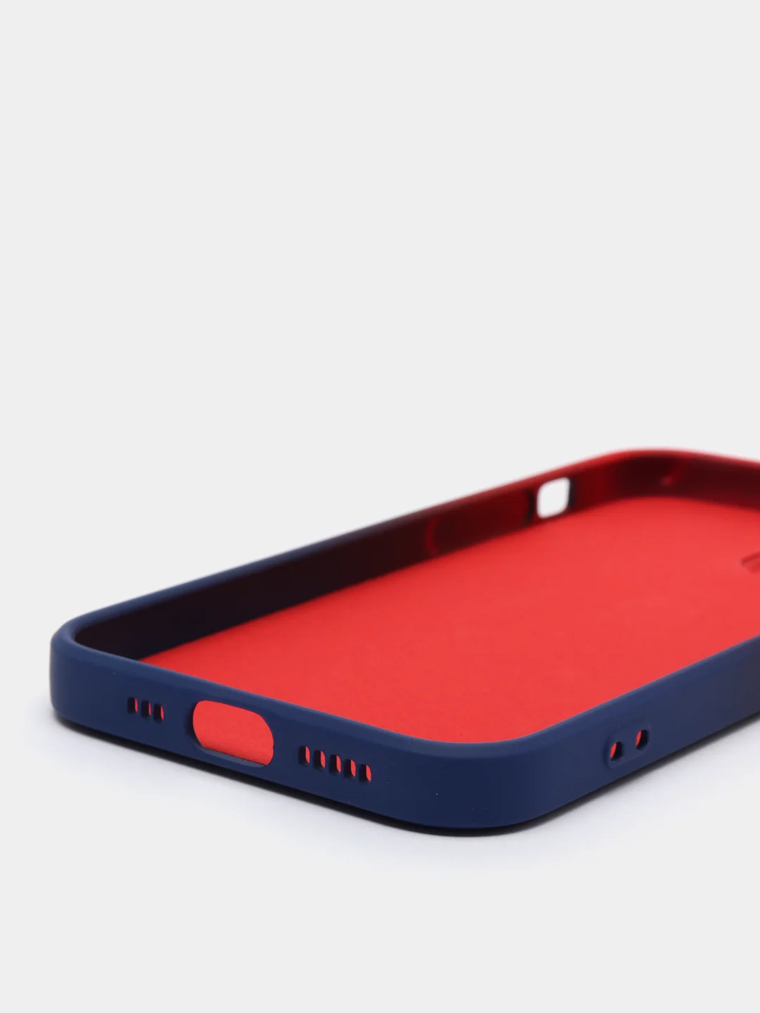 Красный чехол для iPhone 11 / 12 / 13 Pro Max силиконовый айфон про макс
