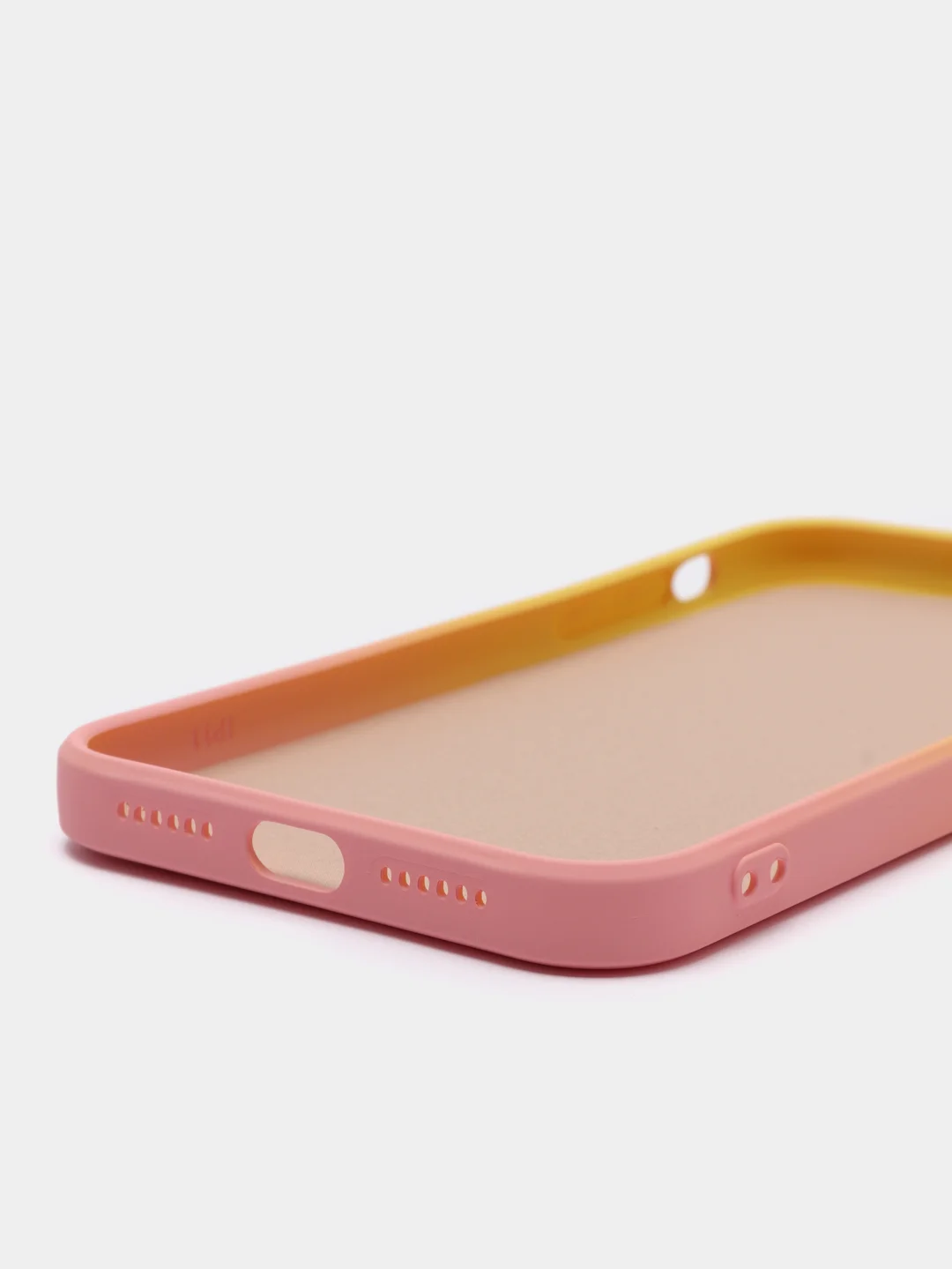 Желтый чехол для iPhone 11 / 12 / 13 Pro Max силиконовый айфон про макс
