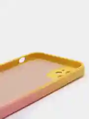 Желтый чехол для iPhone 11 / 12 / 13 Pro Max силиконовый айфон про макс