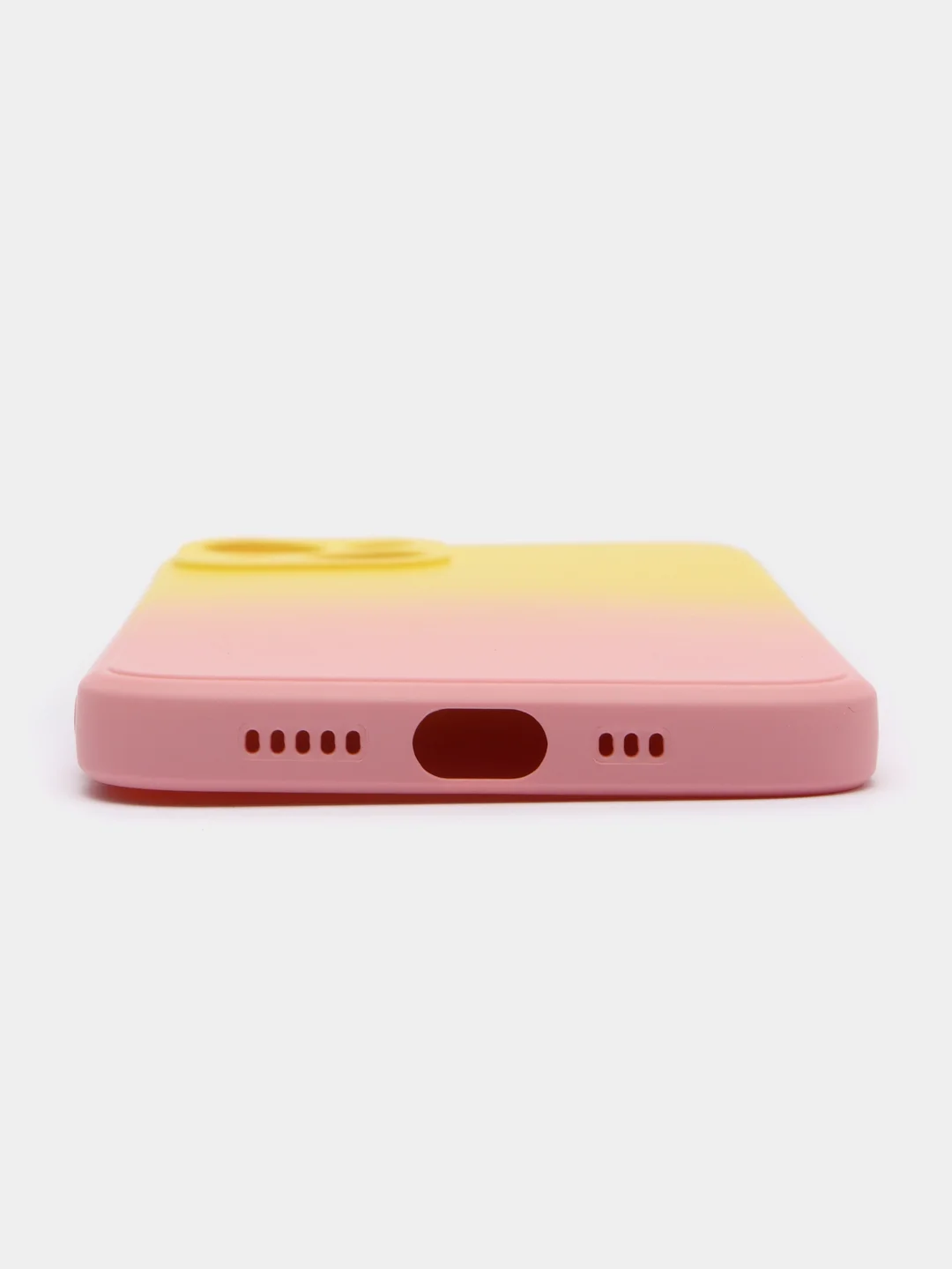 Желтый чехол для iPhone 11 / 12 / 13 Pro Max силиконовый айфон про макс