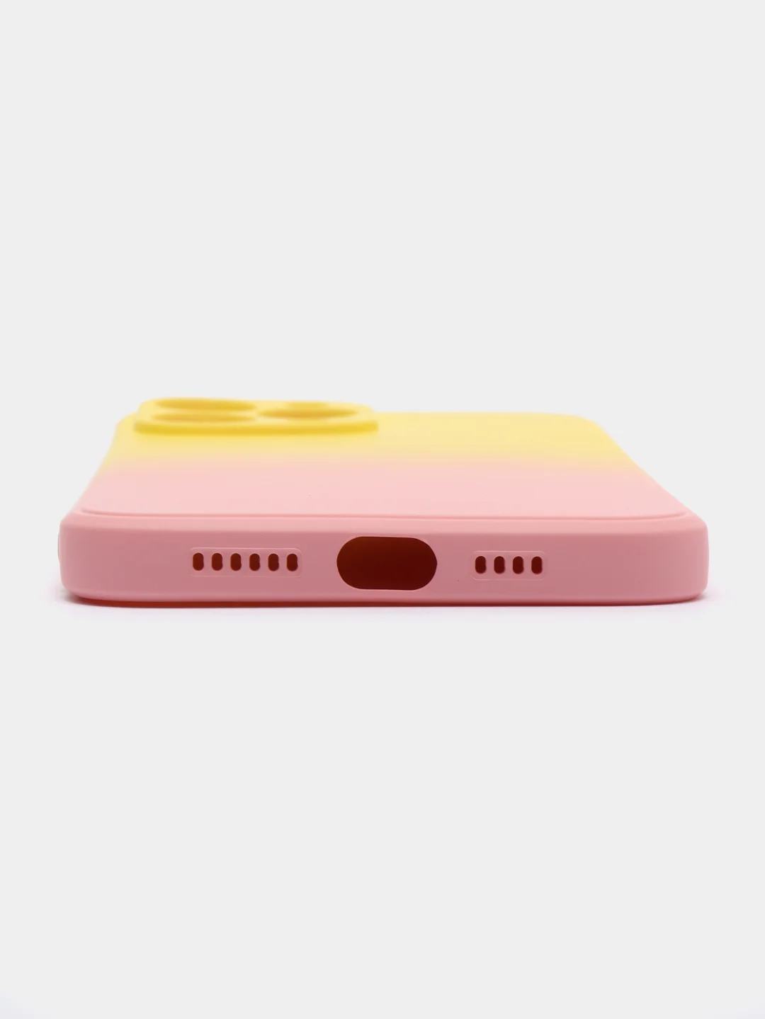 Желтый чехол для iPhone 11 / 12 / 13 Pro Max силиконовый айфон про макс