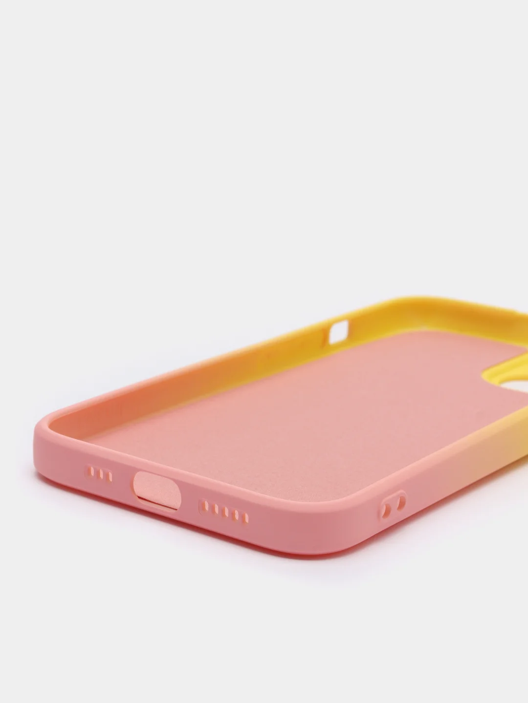 Желтый чехол для iPhone 11 / 12 / 13 Pro Max силиконовый айфон про макс