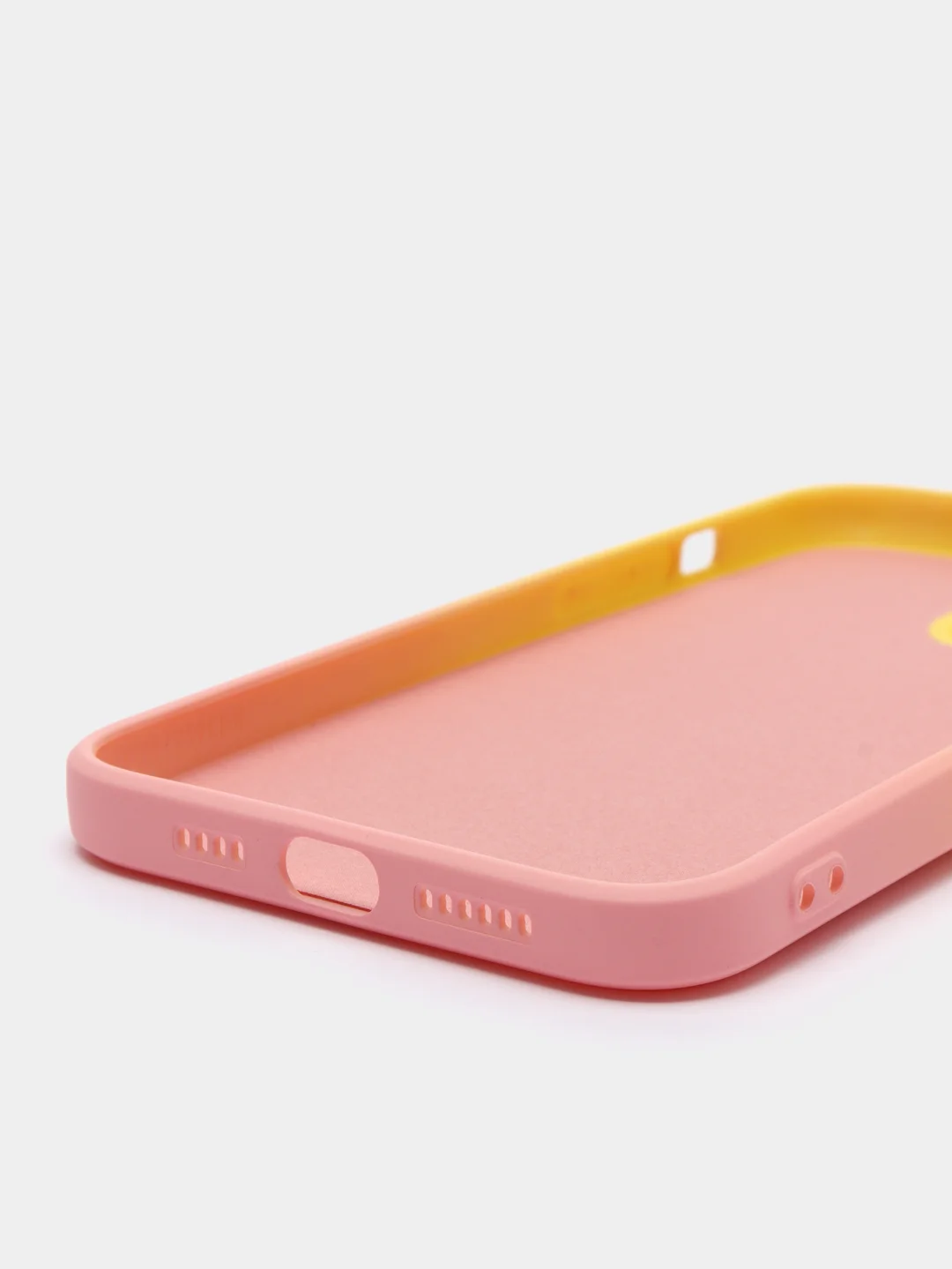 Желтый чехол для iPhone 11 / 12 / 13 Pro Max силиконовый айфон про макс