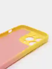 Желтый чехол для iPhone 11 / 12 / 13 Pro Max силиконовый айфон про макс
