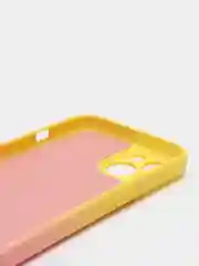 Желтый чехол для iPhone 11 / 12 / 13 Pro Max силиконовый айфон про макс