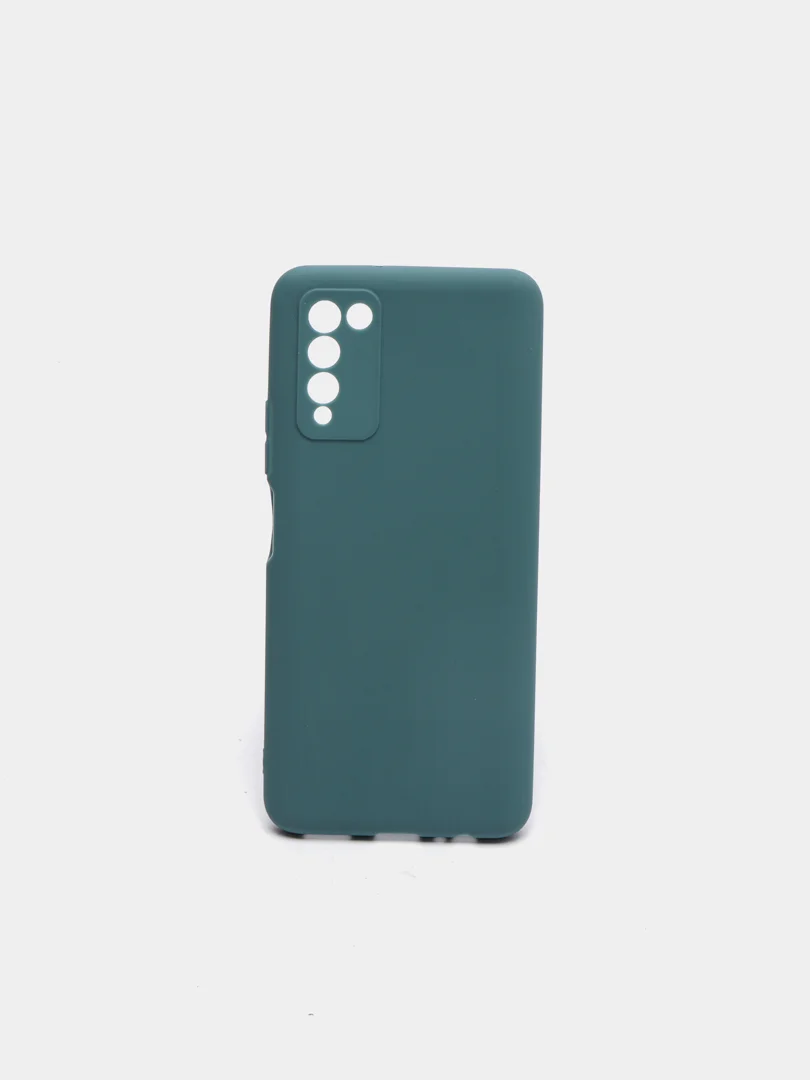 Морской чехол для Huawei Honor 10X Lite силиконовый, матовый, однотонный
