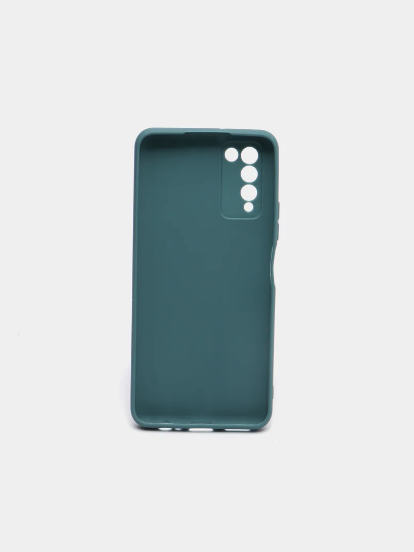 Морской чехол для Huawei Honor 10X Lite силиконовый, матовый, однотонный