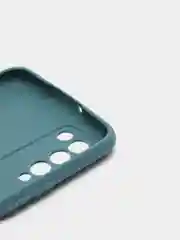 Морской чехол для Huawei Honor 10X Lite силиконовый, матовый, однотонный