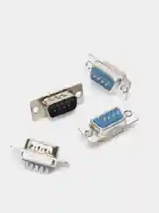 5 штук Разъем D-SUB DB-9M 9 контактов DBI-9M DB9 вилка на кабель DB9M 9PIN DPS-9M DBB-9M