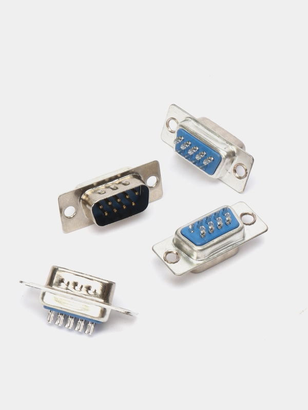 5 штук Разъем D-SUB DB-9M 9 контактов DBI-9M DB9 вилка на кабель DB9M 9PIN DPS-9M DBB-9M