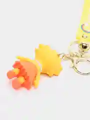 Оранжевый брелок для ключей, желтая семья, Симпсоны