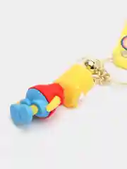 Красный брелок для ключей, желтая семья, Симпсоны