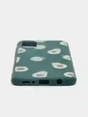 Тёмно-зелёный чехол с рисунком для Samsung Galaxy A01 Core, A41, A51