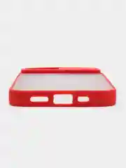 Красный чехол с защитой для камеры на iPhone (Айфон) 6 Plus, 7, XS, 11 Pro Max, 12 mini, 13 Pro