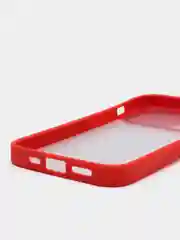 Красный чехол с защитой для камеры на iPhone (Айфон) 6 Plus, 7, XS, 11 Pro Max, 12 mini, 13 Pro