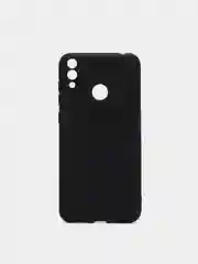 Черный чехол силиконовый матовый для Honor 50 lite, Honor 8S, 8A, 8C, 8X, 9A, 9X, 7A, 7A pro