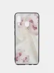 Серый металлик чехол с рисунком для Samsung Galaxy A01 Core, A41, A51