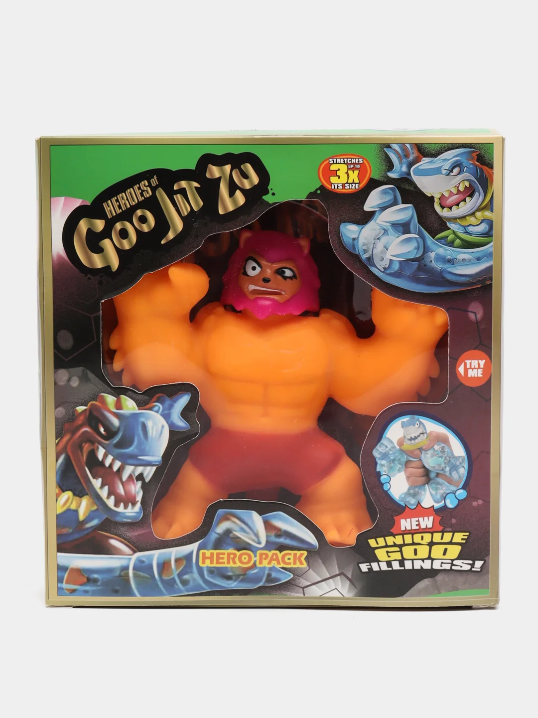 Рыжий тянущаяся фигурка Гуджитсу GooJitZu