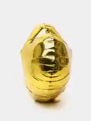Золотой воздушный шар "Сердце", фольгированный, 18", 45 см