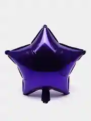 Фиолетовый воздушный шар "Звезда", фольгированный, 18", 45 см