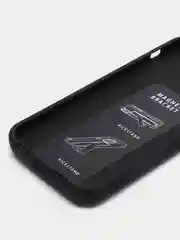 Черный чехол для iPhone 12 / 12 Pro / 12 Pro Max, силиконовый с магнитным держателем-подставкой