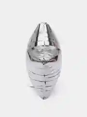 Серебряный воздушный шар "Звезда", фольгированный, 18", 45 см