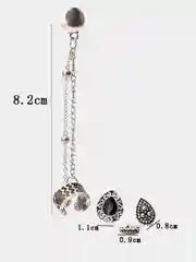 Серьга кафф, 4 штуки
