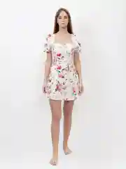 Белый платье короткое