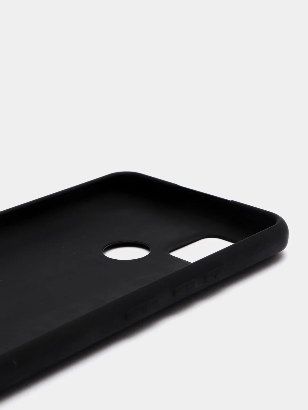 Черный матовый чехол для Realme C3 / C11 / C15, силиконовый