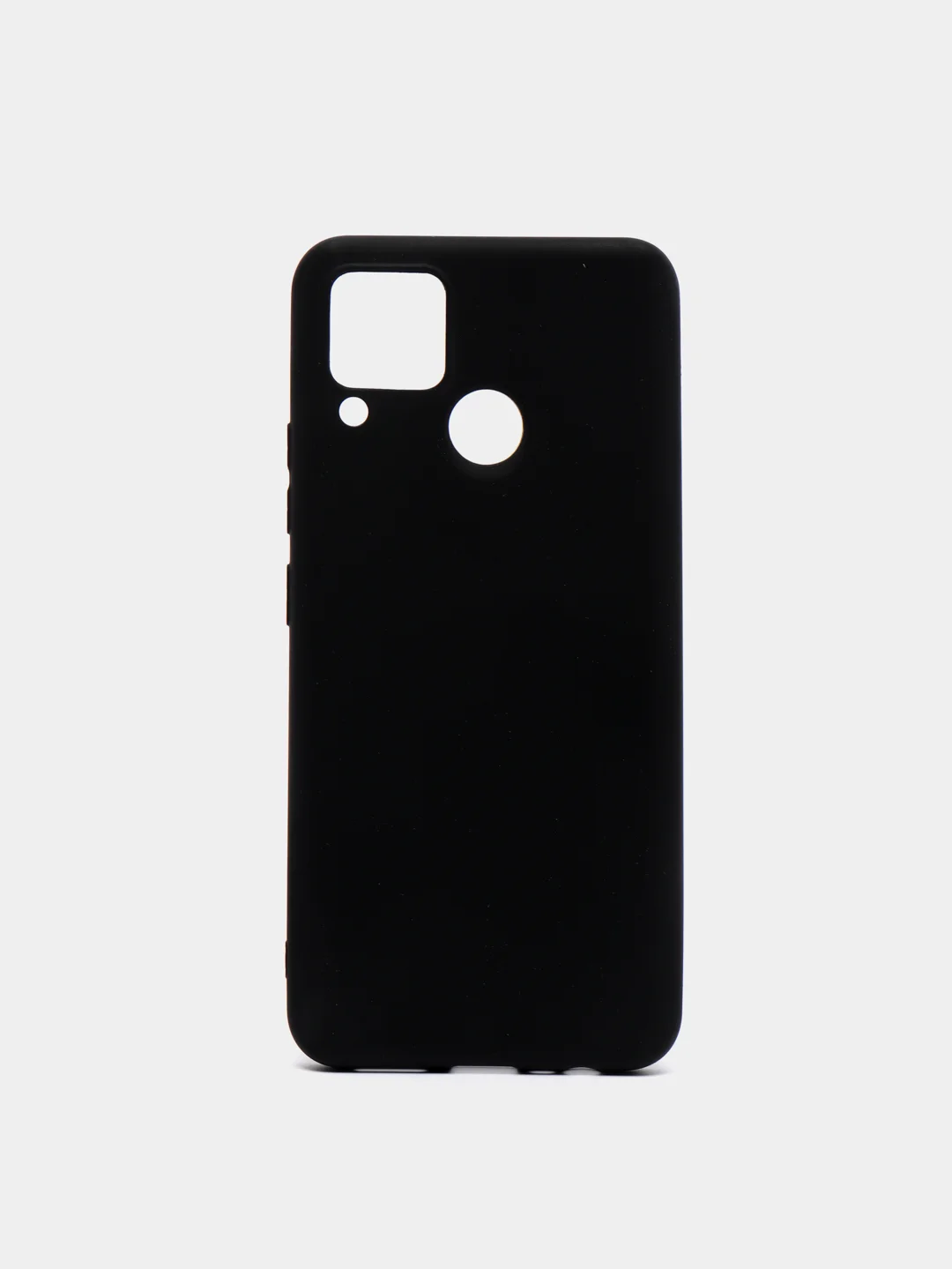 Черный матовый чехол для Realme C3 / C11 / C15, силиконовый