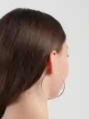 Серебряный серьги-кольца "Конго"
