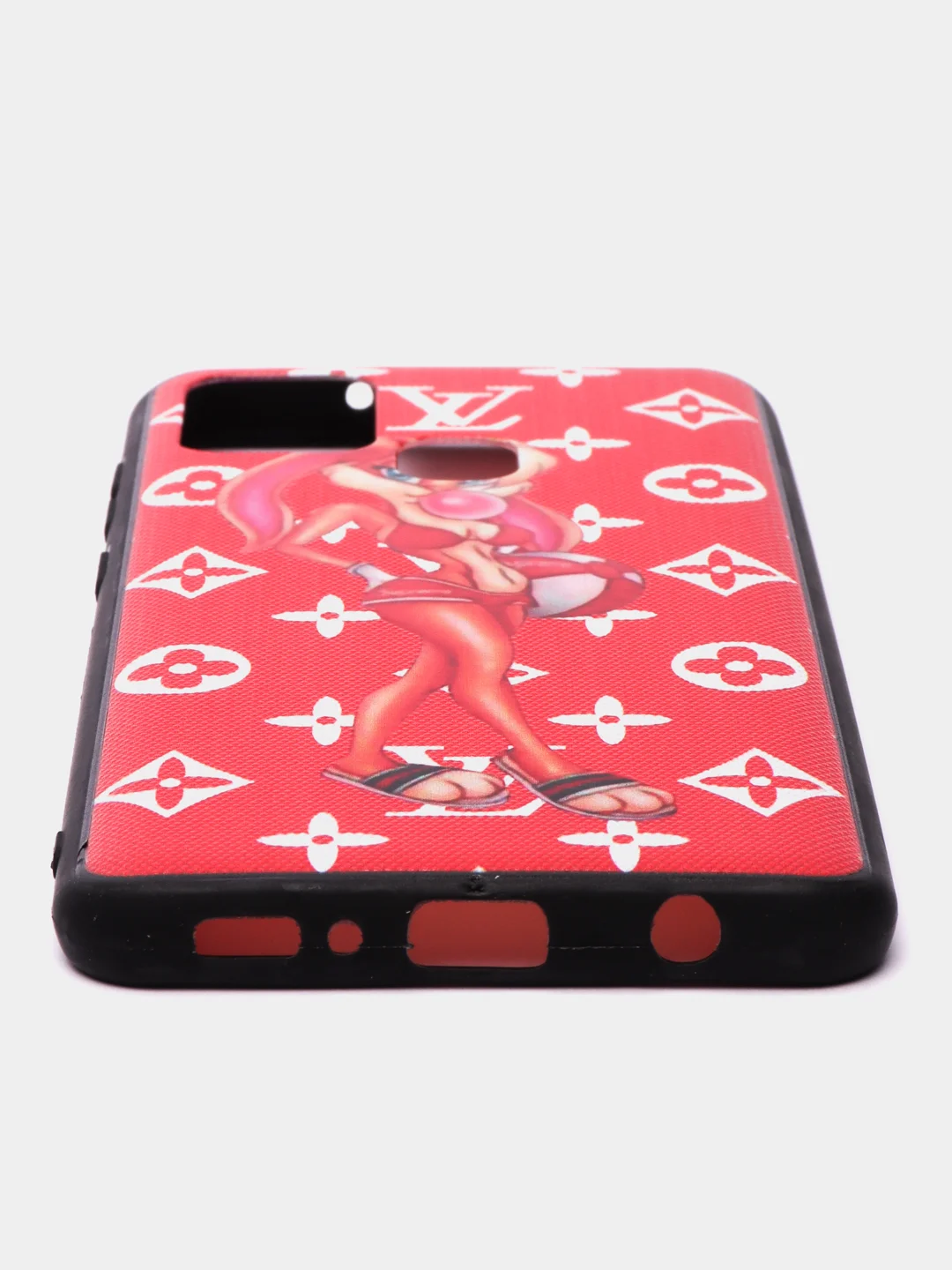 Красный чехол c принтом Honor 9C, 9S, 9A, Samsung A21S, A51, A01 Core, Redmi 9