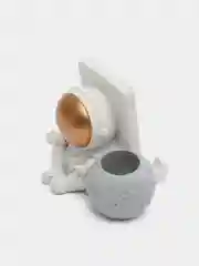 Мятный подставка для смартфона/ держатель "Космонавт"/ Подставка для планшета/ фигурка космонавта