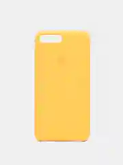 Желтый силиконовый чехол с логотипом Silicone Case для iPhone 11pro max, 11pro, 11, Xs max, X/Xs, XR, 7/8, 6 plus/6s plus, 7 plus/8 plus